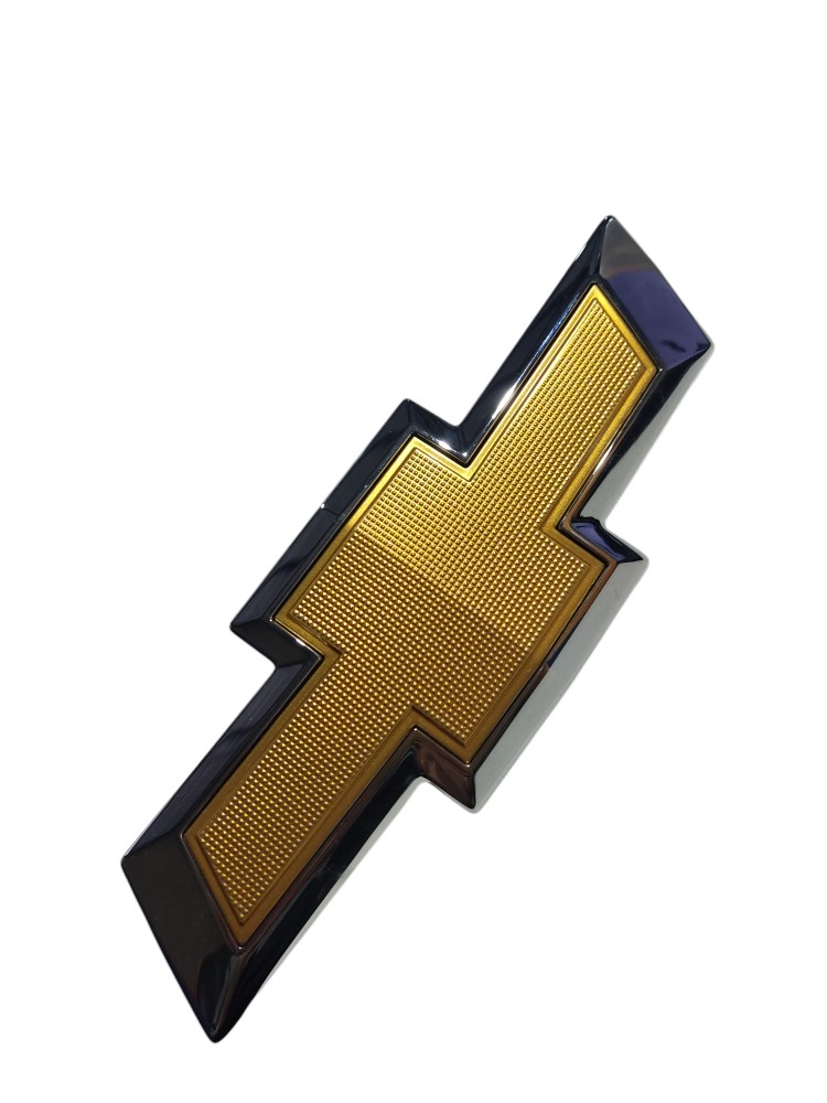 Emblema Grade Dianteiro Gravata Gm Onix Prisma 2012/19et1624 Dourado 1