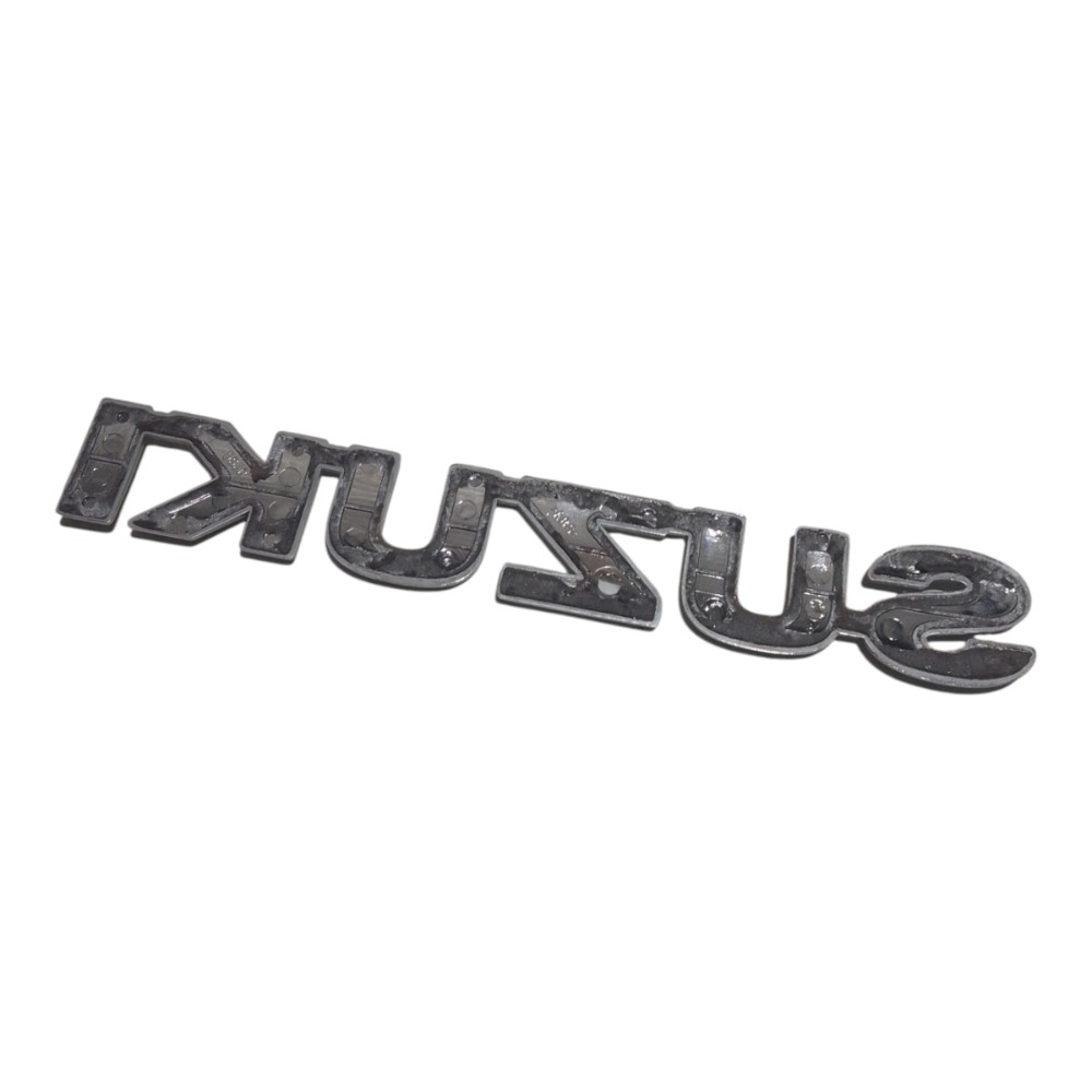 Emblema Traseiro Sa Suzuki Grand Vitara Original Prateado 6