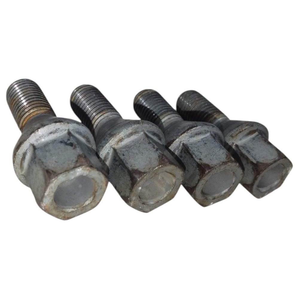 4 Parafusos Renault Sandero/ Logan/ Duster/ Clio Original  Prata 2