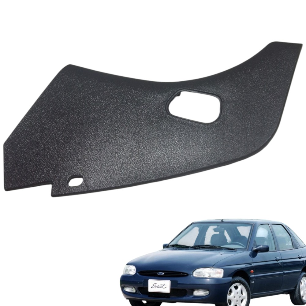 Acabamento Pé Coluna Dianteiro Direto Ford Escort 1997/2003 Preto