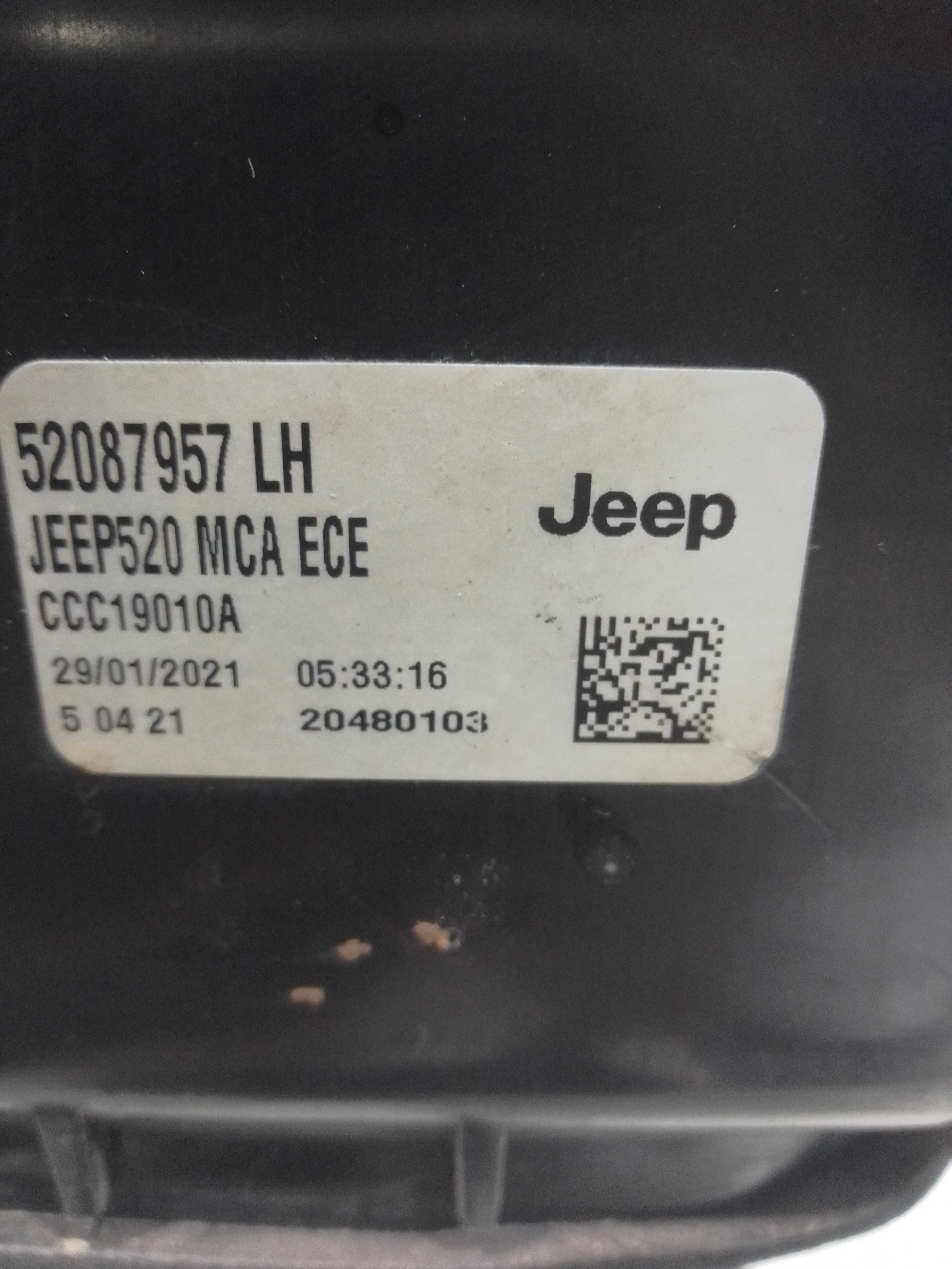 Lanterna Traseira Esquerdo Original Jeep Renegade 2016 2021 Esquerdo/motorista Vermelho 7
