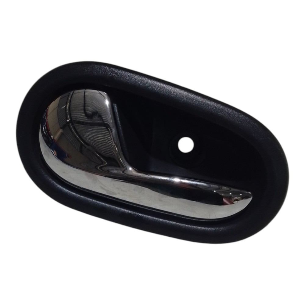 Maçaneta Interna Esquerdo Renault Sandero 2015/23 806714381r Preto Preto Dianteira 2