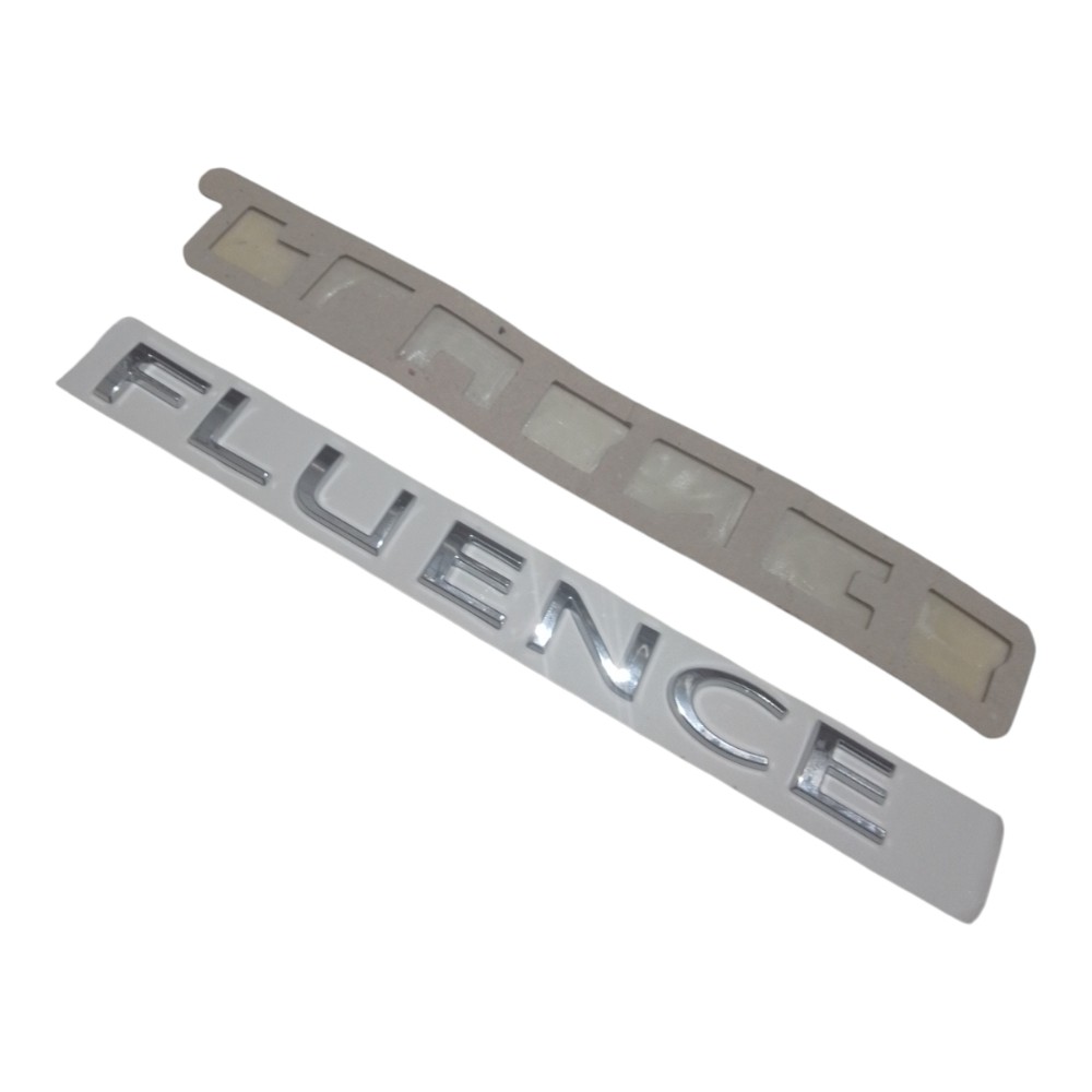 Emblema Letreiro Fluence 2010/2011/2012/2013/2014/2015/2016 Prateado 6