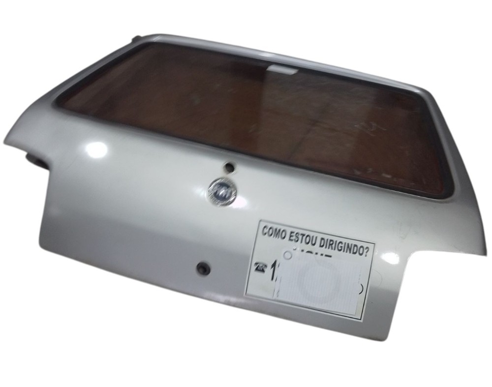 Tampa Traseira Porta Malas Fiat Uno 2004 2013 Prata 3