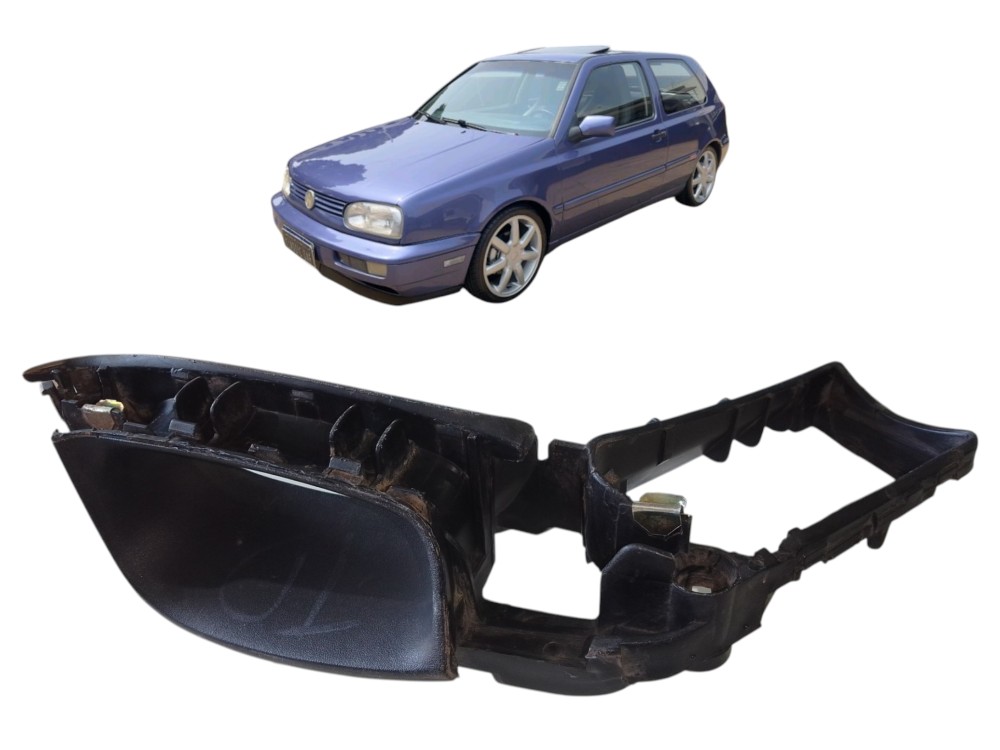Puxador Porta Traseira Direita Volkswagen Golf 1995 A 2000 – Preto Traseira