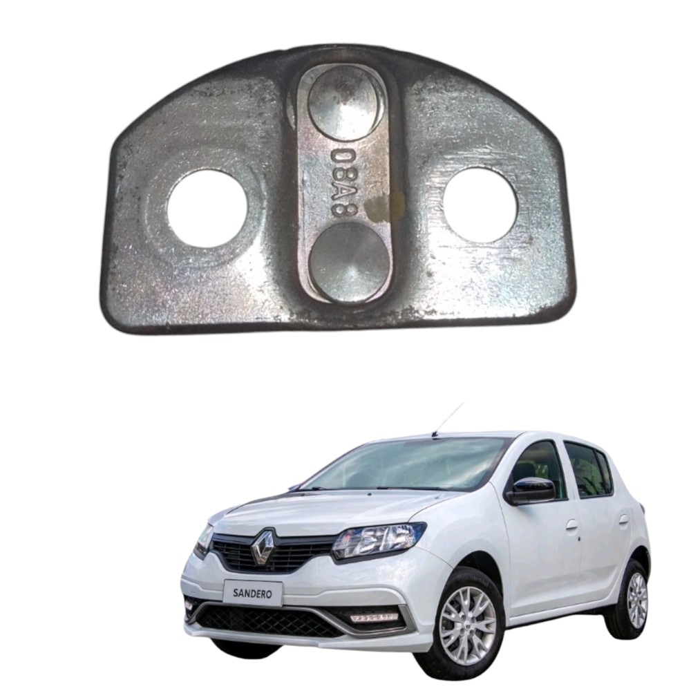 Batente Da Porta Renault Sandero 2015/19715r0a Prata Prata