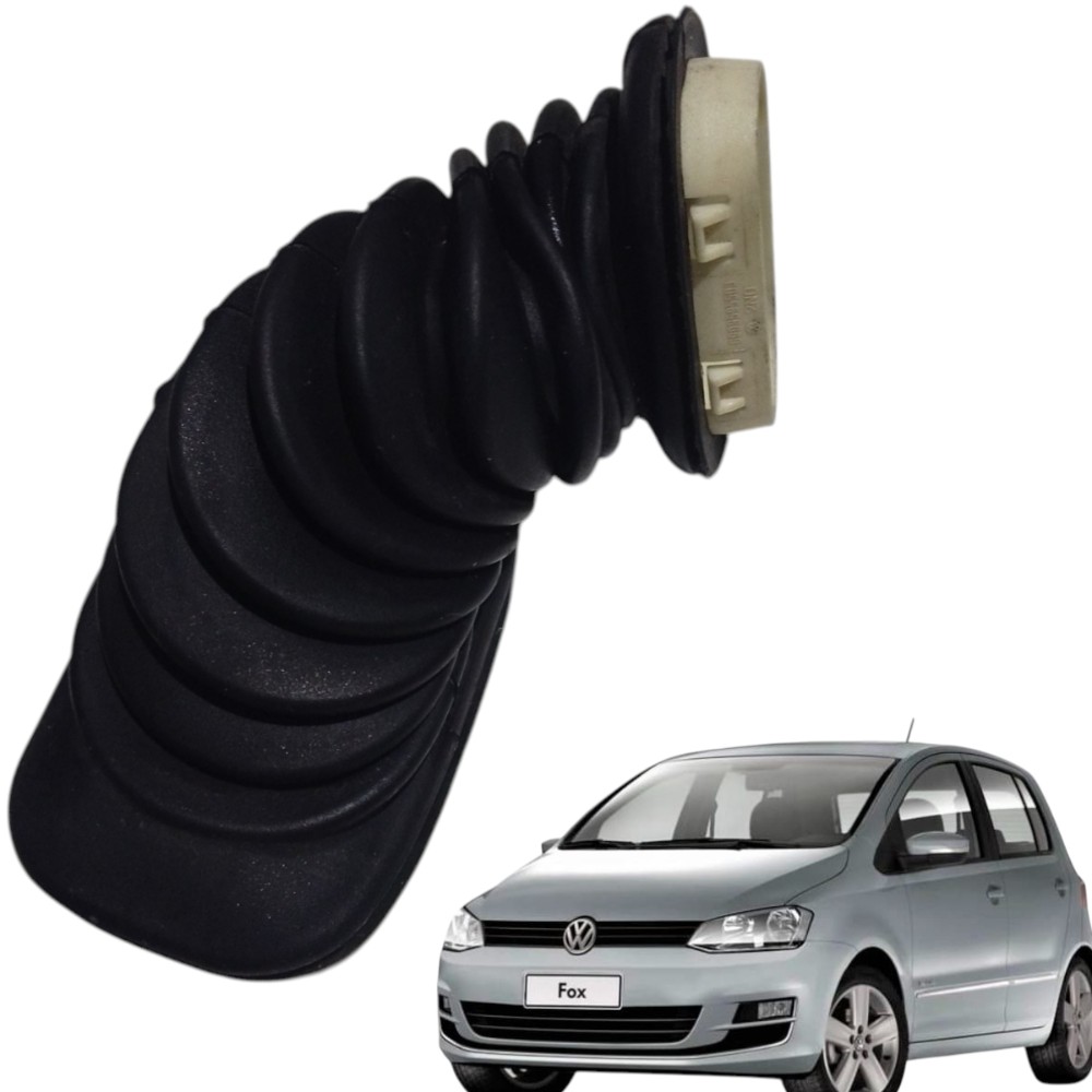 Coifa Passa Fio Porta Volkswagen Fox- Preto Preto