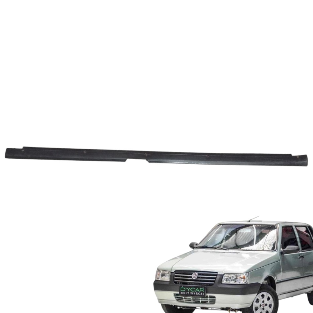 Moldura Soleira Porta Direita Fiat Uno Mille 2007 / 2008 Preto