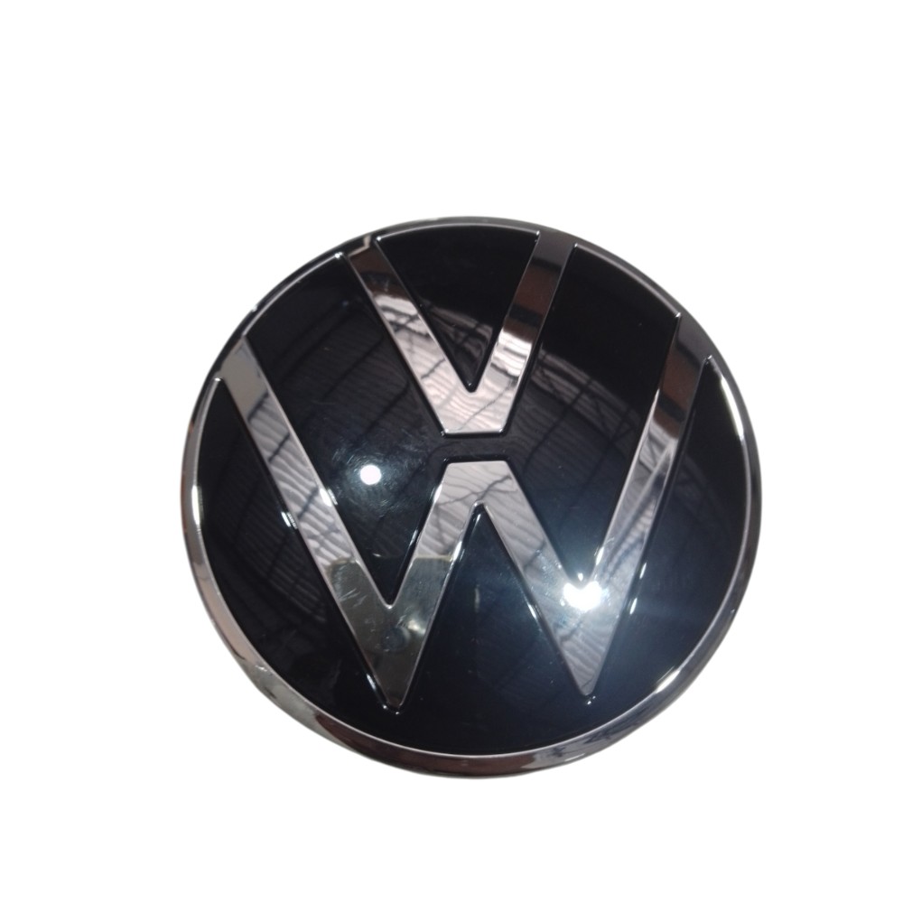 Emblema grade dianteiro vw jetta black piano 2020 2024