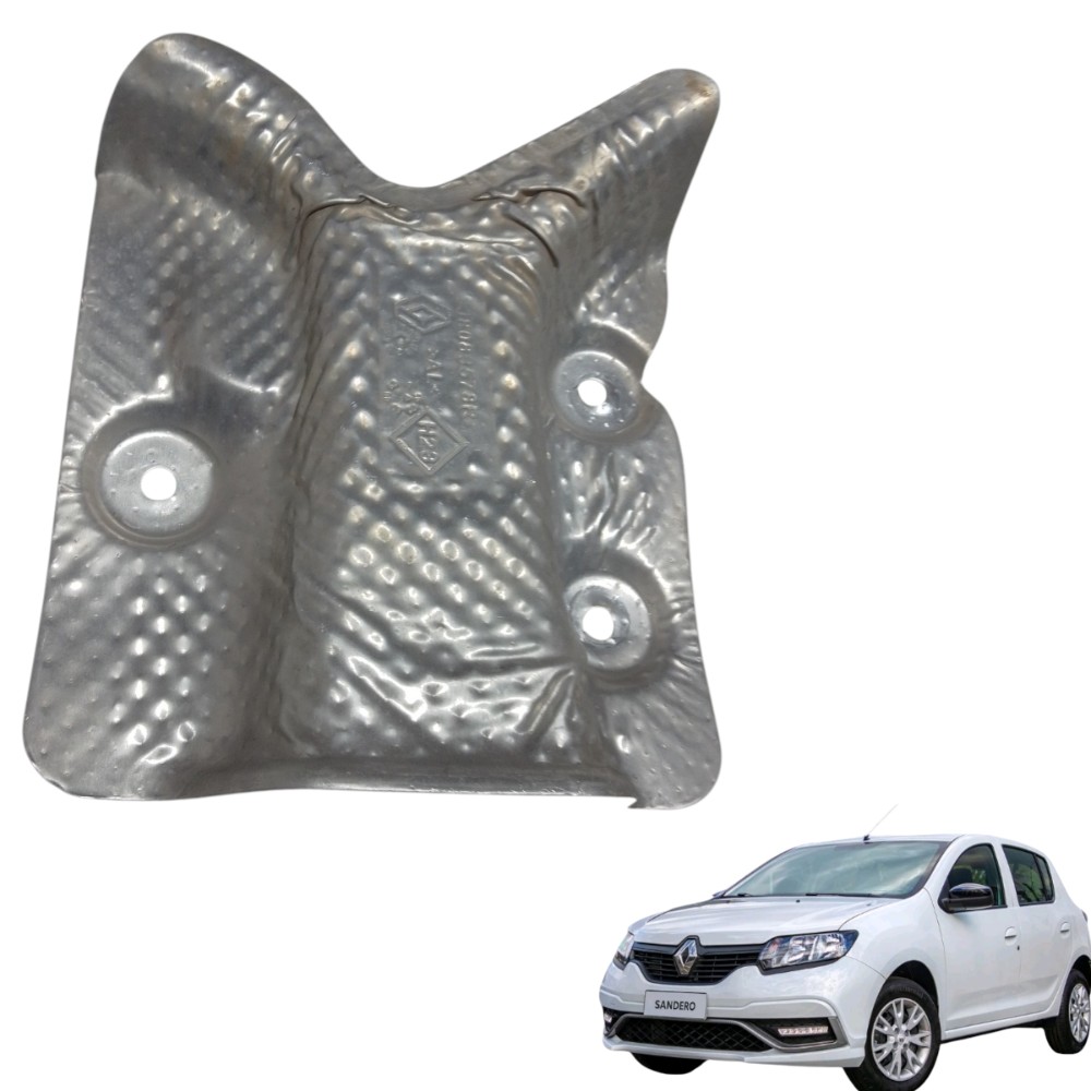 Defletor Calor Do Renault Sandero 1.6 2019/20 208083578r Prata Prata