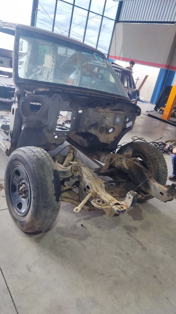 Caixote Teto Chevrolet Blazer 1997 Lateral Traseira Frente Prata 5
