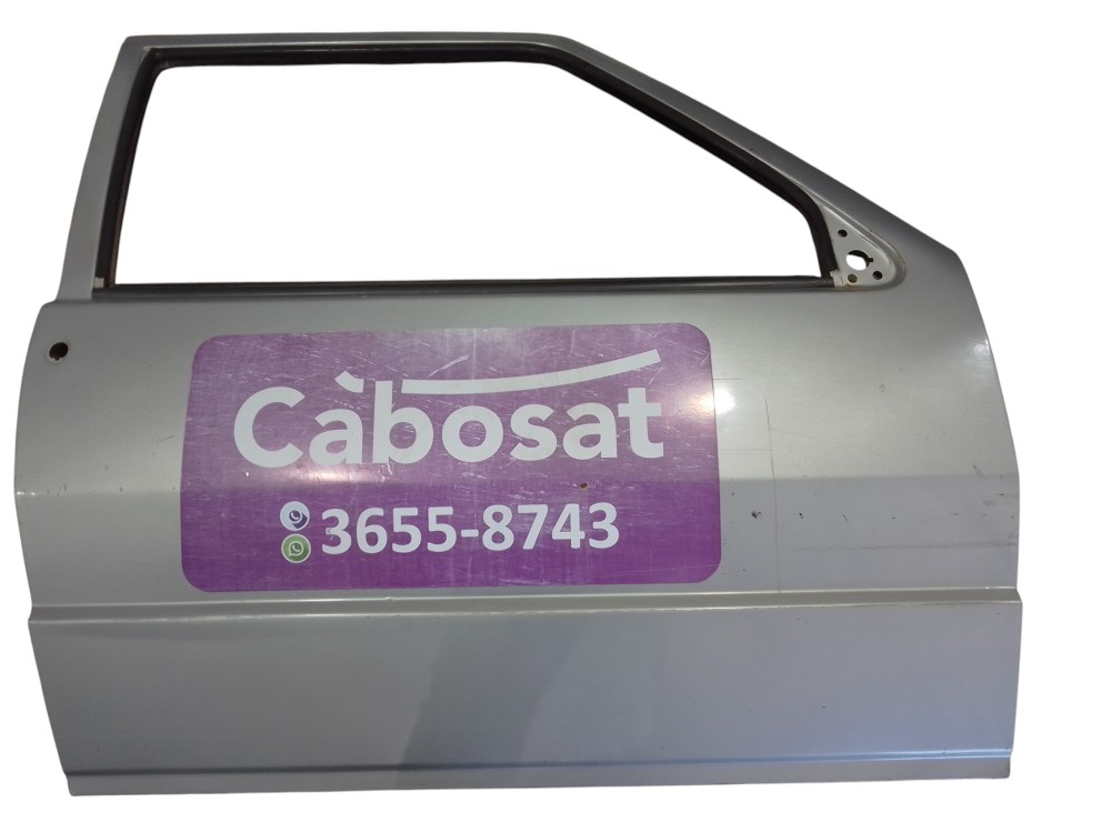 Porta Dianteira Direita Fiat Uno Fiorino Elba 03 13 Direito Prata 6