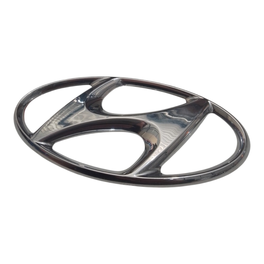 Emblema Traseiro Do Hyundai Hb20 – 2013/1019 Original  Prateado 4
