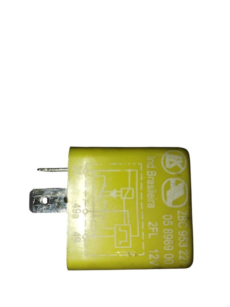 Rele Auxiliar Pisca Alerta Voya Vw Fox Gol Kombi 2005 A 2013 Amarelo 1