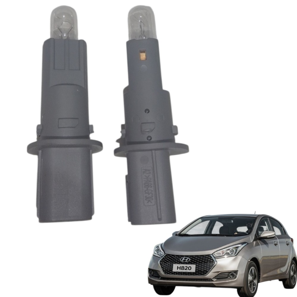 Soquete Lanterna Traseira Hyundai Hb20 2022 Original 2 Unid.