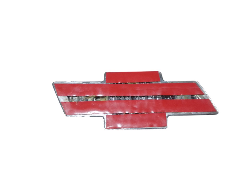 Emblema Insignia Gravata Chevrolet Cromada 12cm X 5cm  Cromado 7