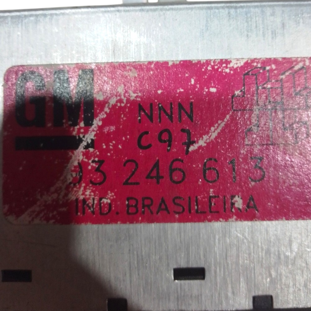 Moldura Central Alarme Anti-furto Chevrolet Blazer 1997 S10 7