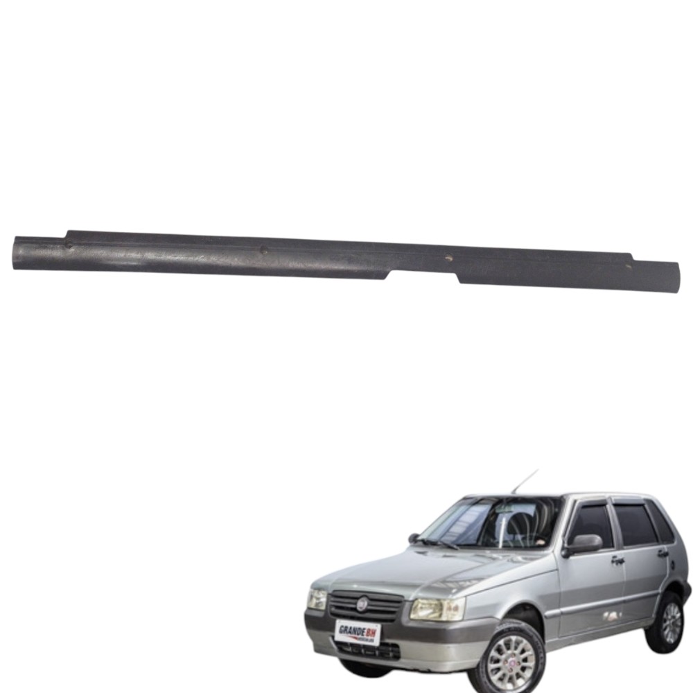 Soleira Dianteiro Direito Fiat Uno Mille V19 Et5405 Preto