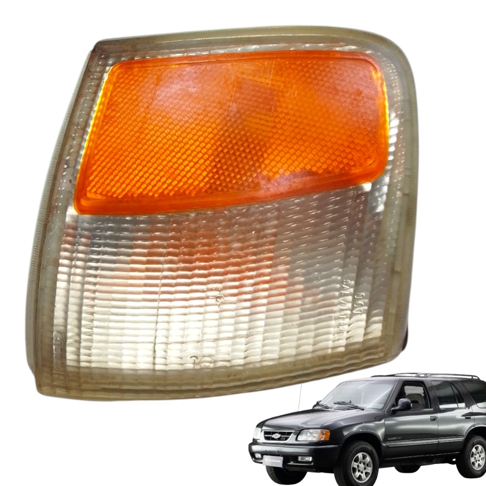 Pisca Dianteiro Direto Chevrolet Blazer 1997 Original Direito Branco E Laranja
