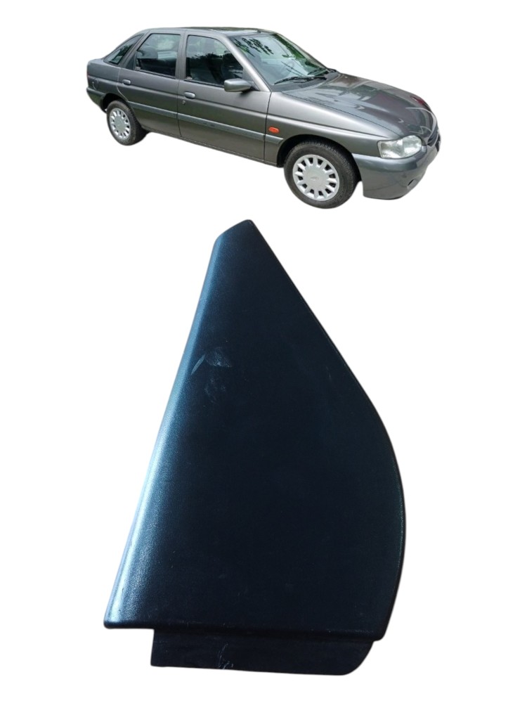 Moldura Acabamento Interno Retrovisor Ford Escort 1993/2004 Preto 5