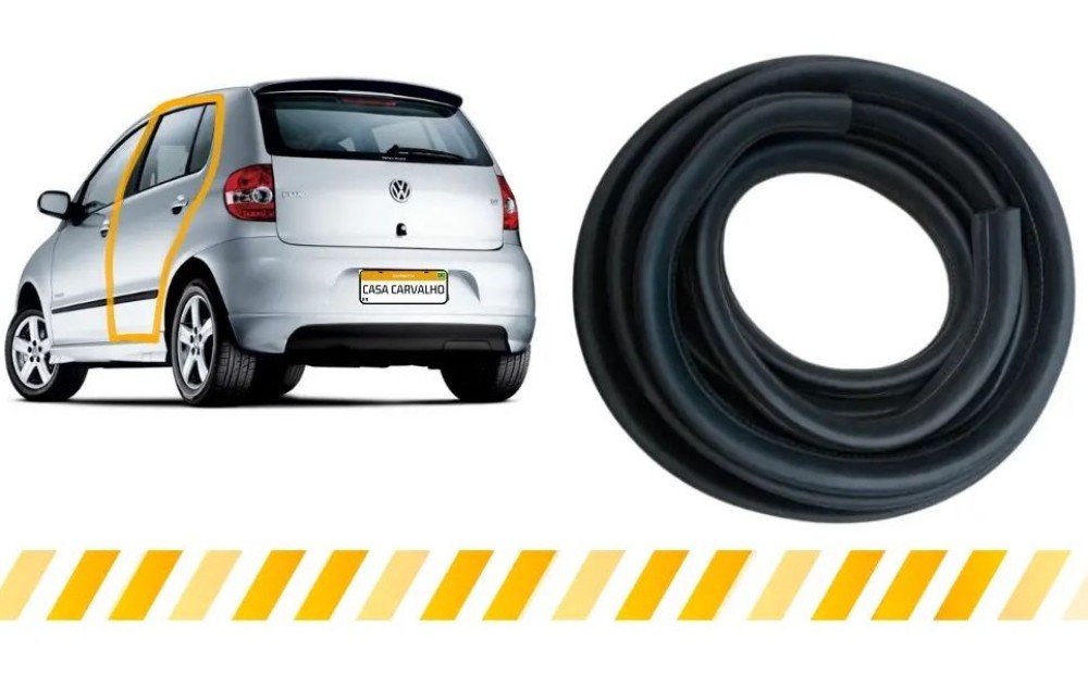Borracha porta traseira esquerdo Volkswagen fox Space 2014 8