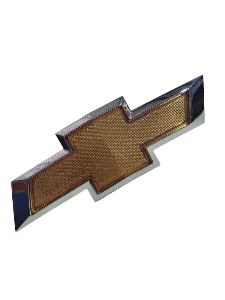 Emblema Grade Dianteira Original Gm Chevrolet Celta Prisma  Amarelo 5