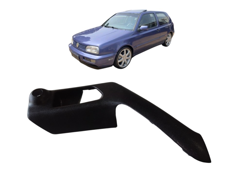 Moldura Puxador Porta Dianteira Direita Vw Golf 1995 A 2000 Preto