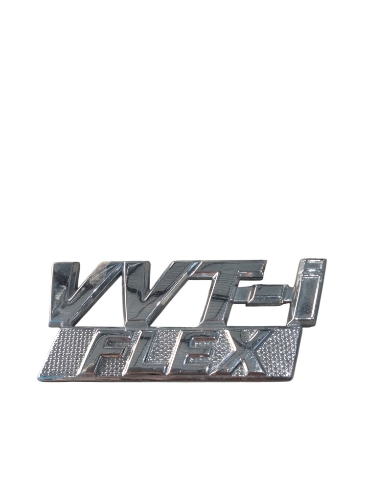 Emblema Da Tampa Traseira Linhas Corolla Vvt-i Flex Et 3938 Cromado 6