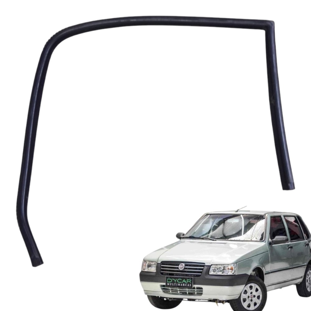 Borracha Canaleta Dianteiro Direto Fiat Uno 2 Portas v14