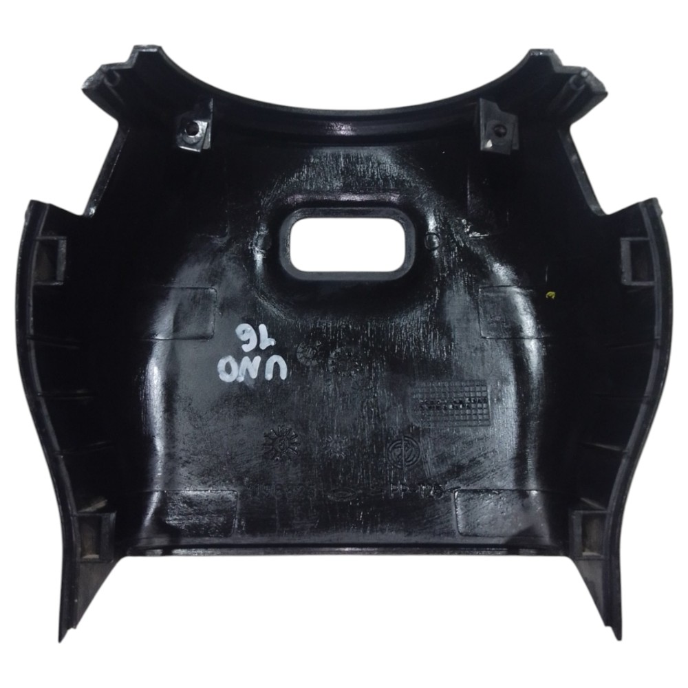 Moldura Superior Coluna Direção Chave S Fiat Uno 2007 A 2007 Preto Preto Preto 7