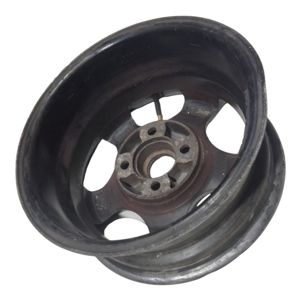 Roda esportiva Aro 13 Ferro 4 Furos Fiat Preto 5