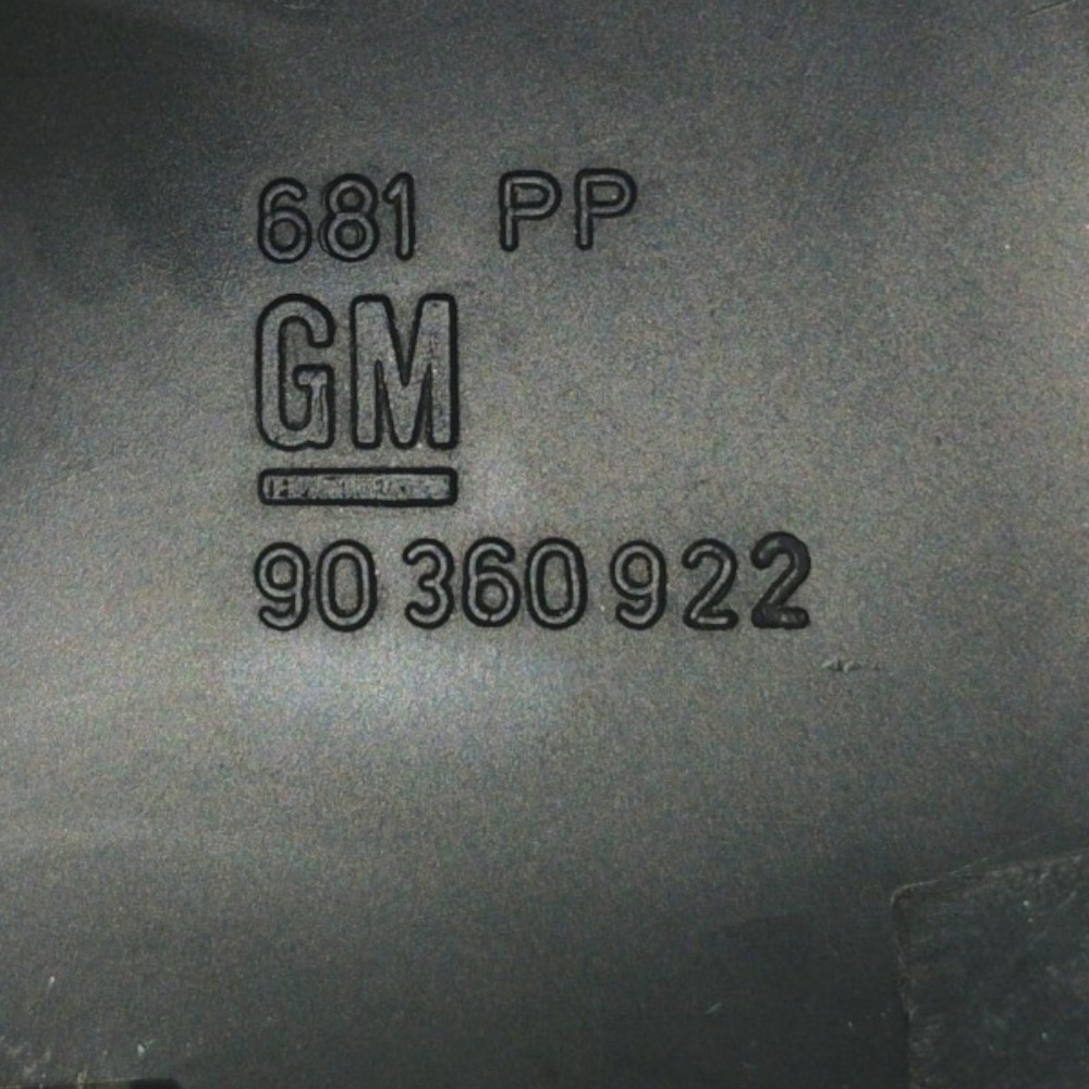 Moldura Porta Traseira Direita Gm Astra 1995 V20 90360922 Preto 4