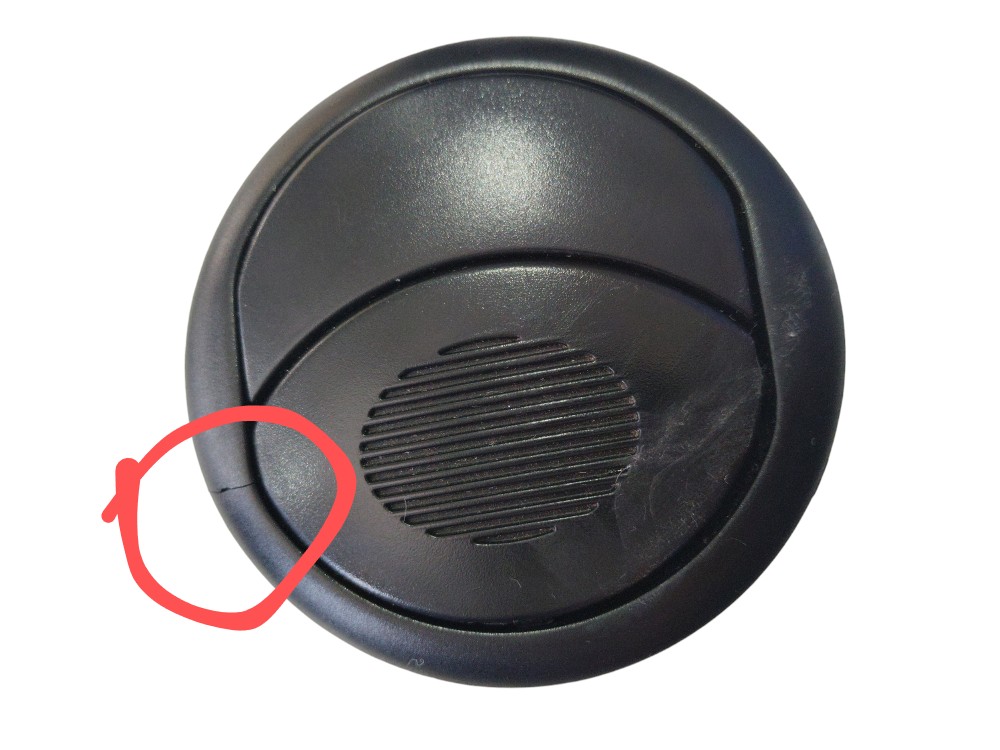 Difusor Ar Saida Attractive Paine Fiat Palio Uno 2015 A 2020 6