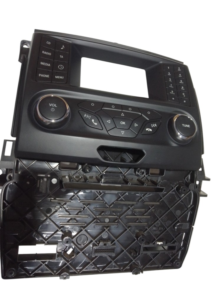 Moldura Painel comando Rádio Multimídia Ranger EB3z Ford 9