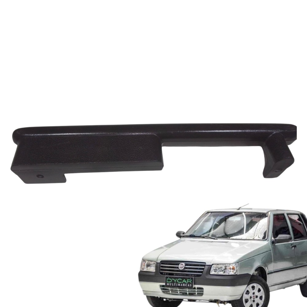 Puxador Interno Porta Diant Direit Apoio Braço Fiat Uno 2000 Preto