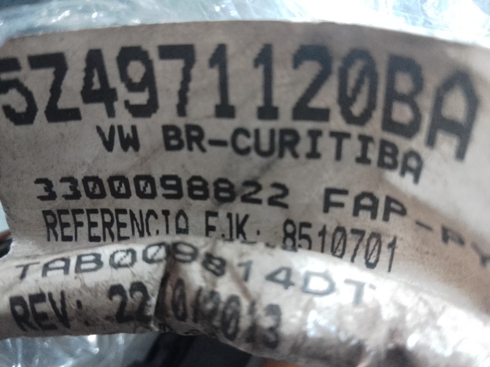 Chicote Porta dianteira direita Volkswagen fox 2004 2010 4
