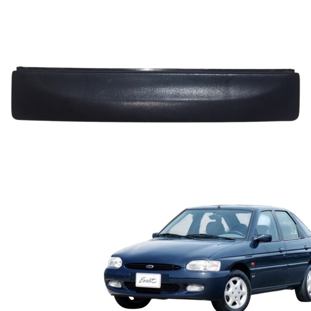 Moldura Painel Frente Rádio Ford Escort 1993 – 1996 Original Preto 2