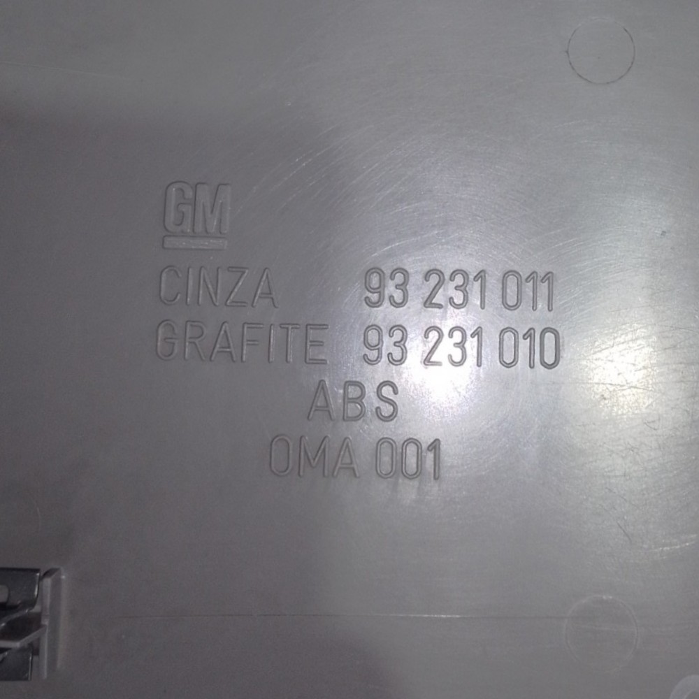 Acabamento Teto Superior Traseiro Gm 93231011 Blazer 1997 Cinza 8