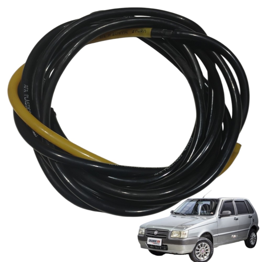Mangueira Limpador Para-brisa Fiat Uno Mille V19 Preto