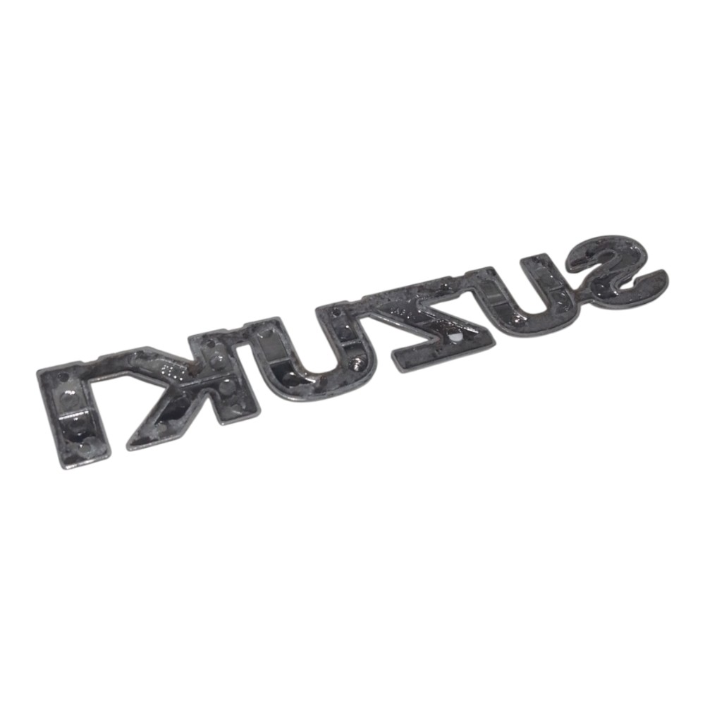Emblema Traseiro Sa Suzuki Grand Vitara Original Prateado 8