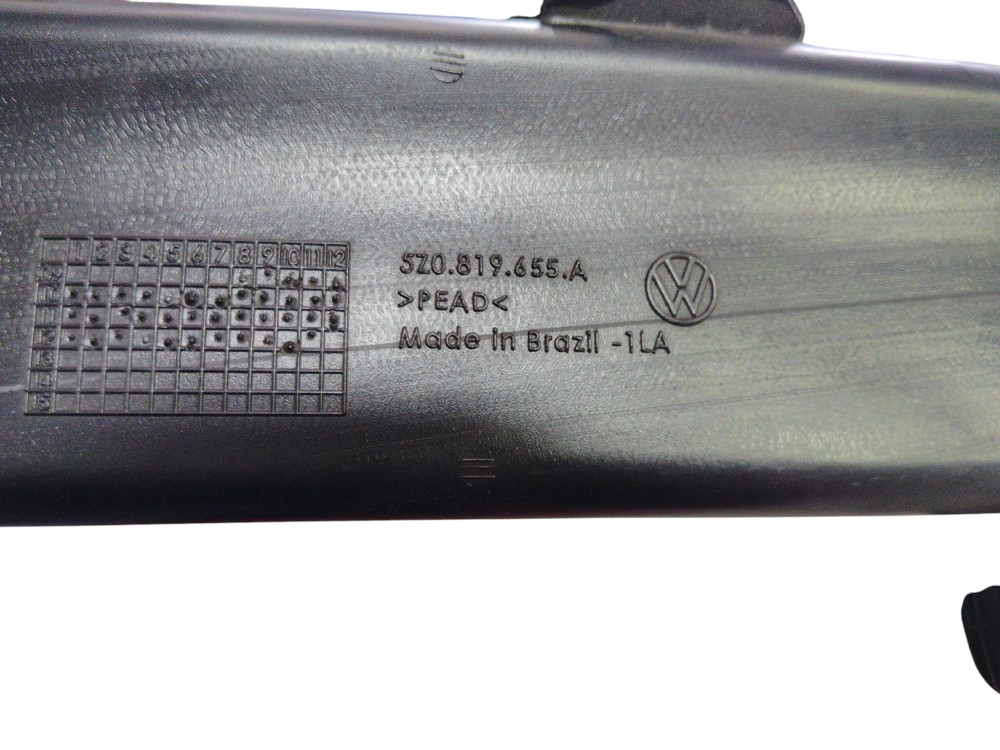 Defletor Duto Ar Le Painel Volkswagen Fox 1.0 2013 5z0819655 4