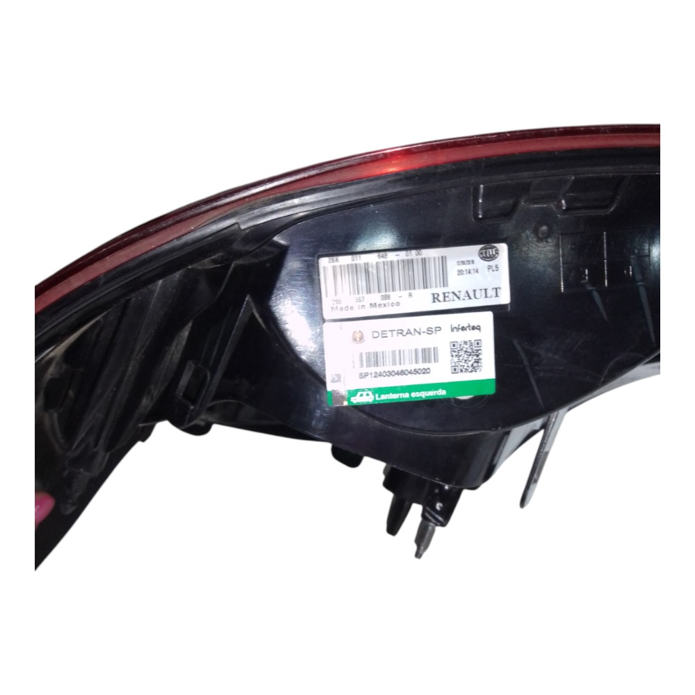 Lanterna Esquerda Sandero 2015/19 265557086r Original Esquerdo/motorista Vermelho 6
