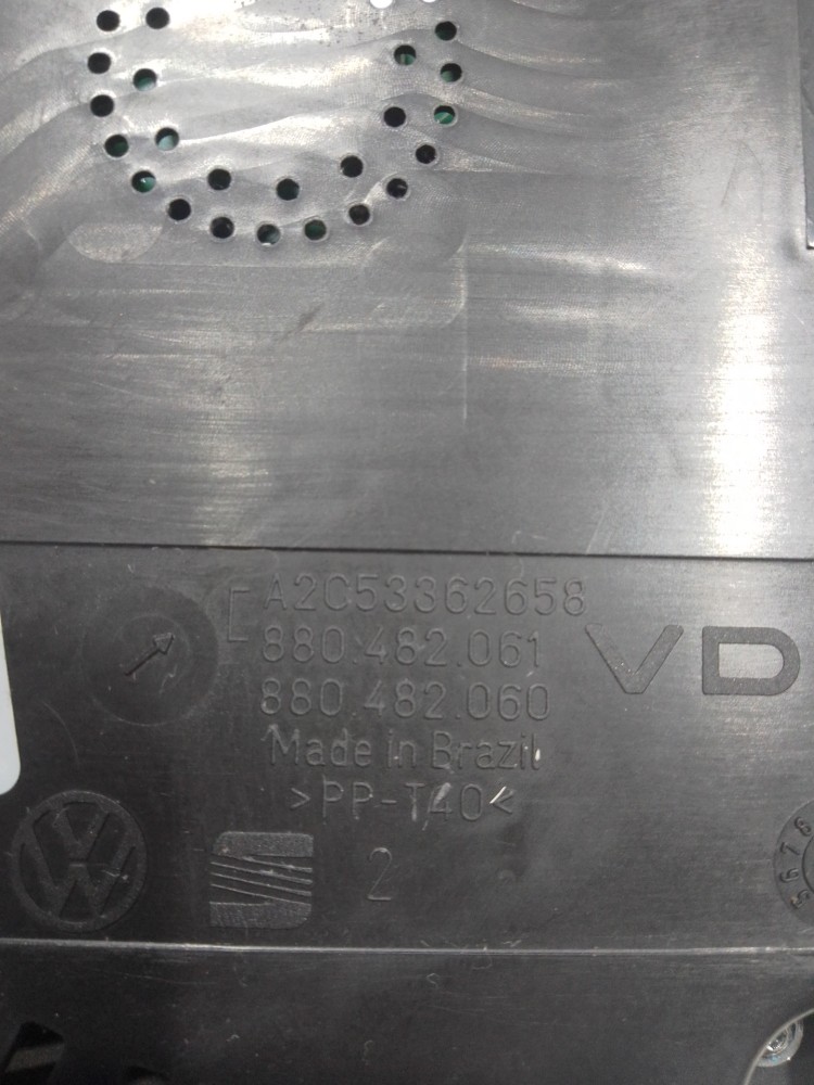 Painel instrumento Volkswagen original Fox 2015 2021 8