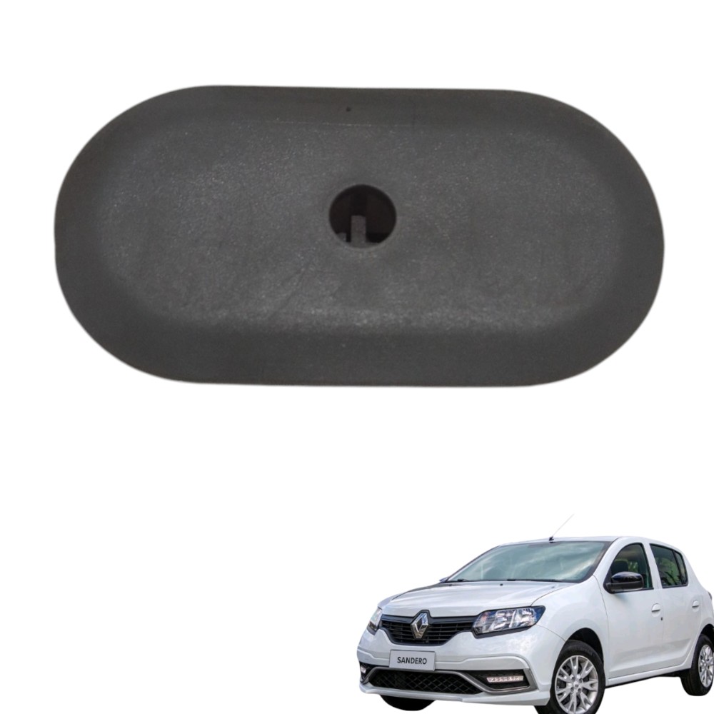 Tampa Borracha Carroceria Renault Sandero/logan Traseiro/esq Preto