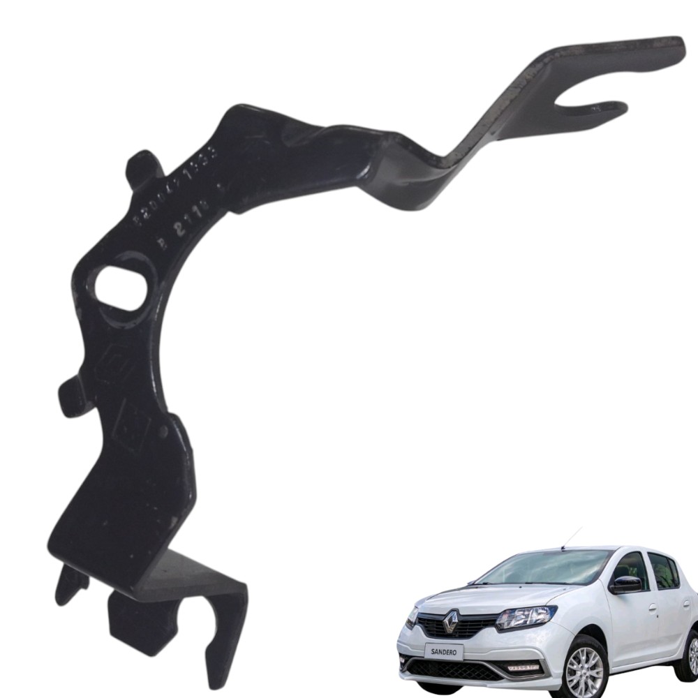 Suporte Sensor Abs Diant. L/e Renault Sandero Logan 18/19 Preto