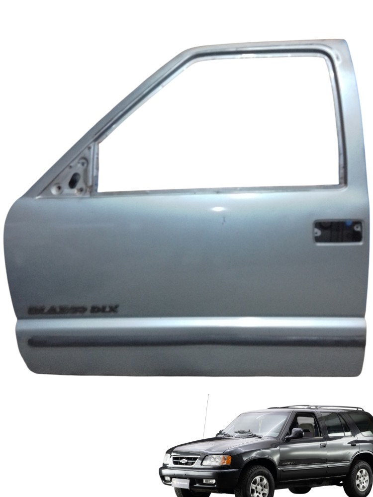 Porta Dianteira Esquerda Motorista Chevrolet Blazer 1997 Dianteira Esquerda Prata