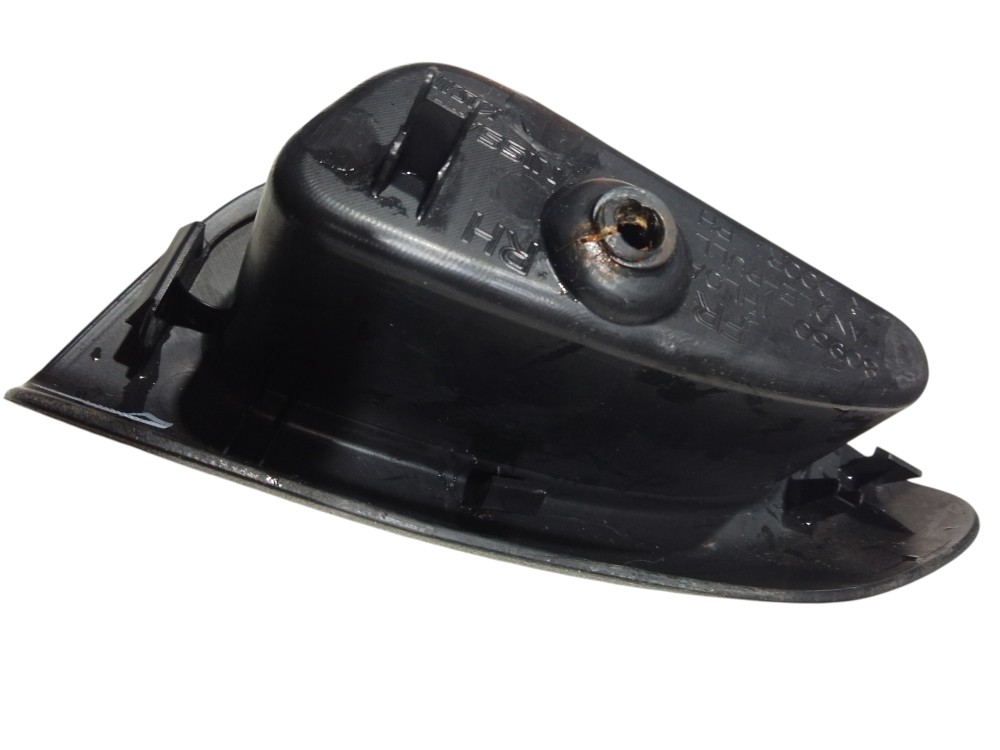 Moldura Puxador Interno Dianteiro Direito Nissan March 2011 Preto 4