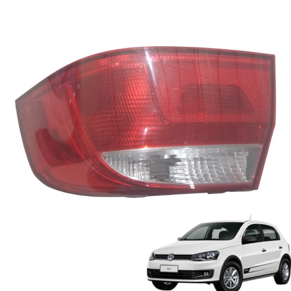 Lanterna Traseira Esquerdo Gol G6 5u6945096p Original Vw Esquerdo/motorista Vermelho 2