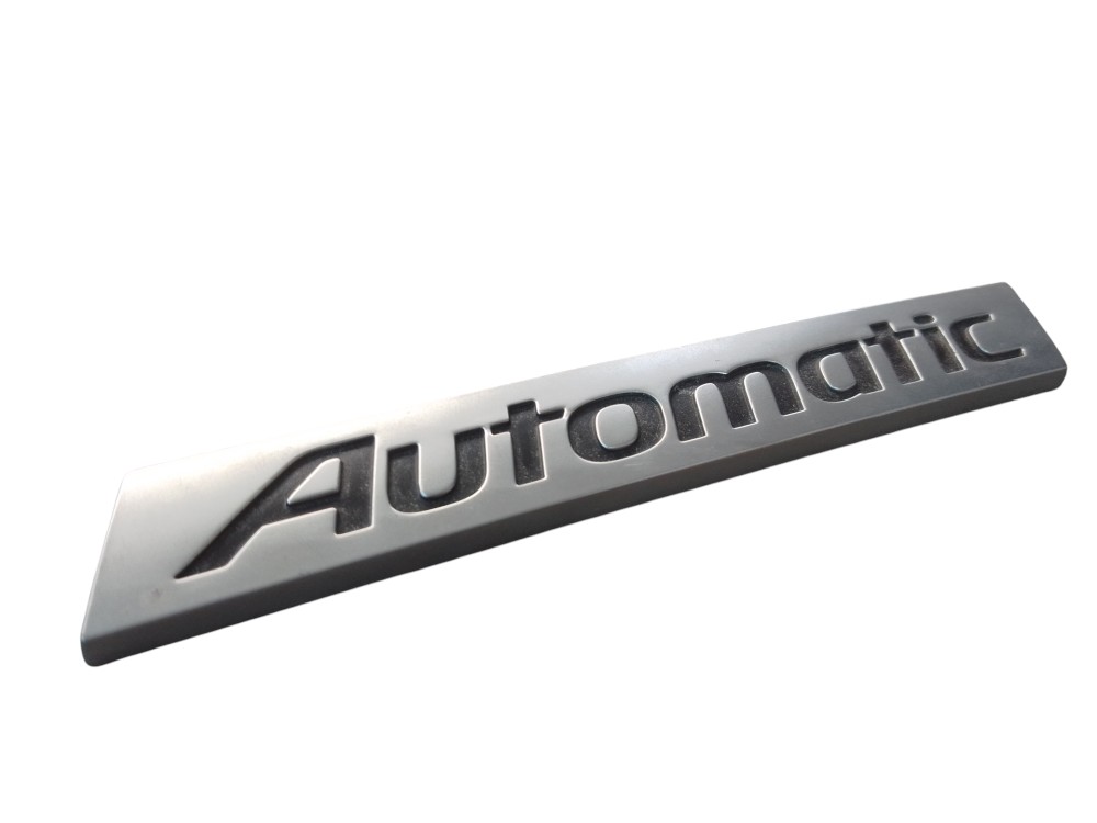Emblema Automatic Tampa Traseira Hyundai Hb20 2012/2019 Prata 3