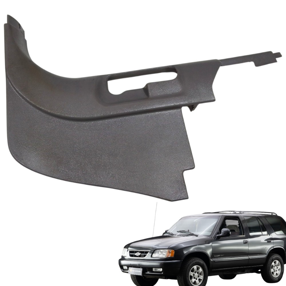 Acabamento Inferior Coluna Esquerdo Chevrolet Blazer 97 Cinza